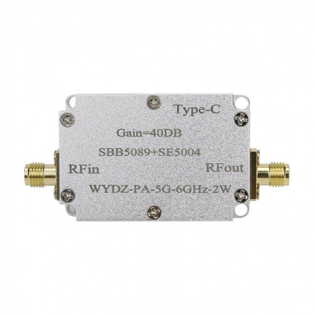 SBB5089+SE5004 40DB WYDZ-PA-5G-6GHz-2W One-Way Microwave Power Amplifier RF Power Amplifier Module