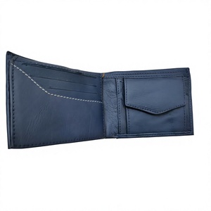 Wholesale BS INTERNATIONAL Men's Fashion Short Genuine Leather Star Pattern Letter Waterproof Open Closure Cash Gift Card <b>Purse</b> - Product Image 3