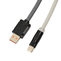 Câble EPOMAKER MIX Pro enroulé USB C câble à double manchon clavier mécanique clavier mécanique câble Midi pour clavier