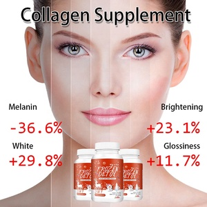 Detoks dondurulmuş kollajen beyazlatma kapsülleri özel 2 in 1 <span class=keywords><strong>Anti</strong></span> <span class=keywords><strong>Aging</strong></span> hapları bitkisel takviyeleri kollajen cilt beyazlatma kapsüller - Product Image 5