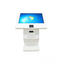 Sistema Inalámbrico de Gestión de Colas con Terminal Interactivo HAUMR, Pantalla Táctil de 32 Pulgadas, Solución de Gestión de Filas para Hospitales y Bancos