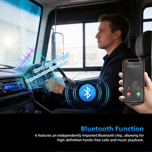 Autoradio DVD per Auto a Basso Prezzo del Produttore, Accessori per Veicoli, Radio FM/AM/24V con Microfono HD per Musica e Audio per Van, Autobus, Camion, Treno, Metro - Product Image 2