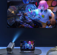 Projecteur OEM d'usine 720p HP300 Full Hd Kids Education Home Cinéma Mini 200ANSI Lumen Projecteur intelligent Projecteur vidéo portable
