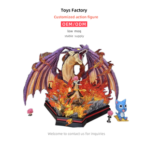 Dragon Warrior Anime PVC figura <span class=keywords><strong>de</strong></span> acción conjunto ABS Material coleccionable pantalla muñeca con efectos <span class=keywords><strong>de</strong></span> fuego - Product Image 1
