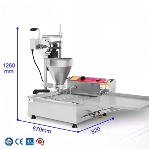 Nouvelle machine à beignets électrique commerciale automatique à haute productivité en acier inoxydable pour <span class=keywords><strong>boulangerie</strong></span> - Product Image 3