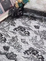 Penjualan Langsung Pabrik Kain Rajut Tricot Anti-Abrasi Berlapis PA untuk Kostum Tradisional Bordir Berat