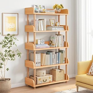 Simple Bookshelf Floor Standing Small Home Display <b>Shelf</b> Bookcase <b>Bedroom</b> Storage Rack 15mm Board Living Room Use - Product Image 3