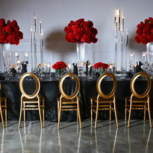 Suave exquisito cristal transparente boda flor soporte Mesa centros de mesa decoración para decoración de fiesta - Product Image 6