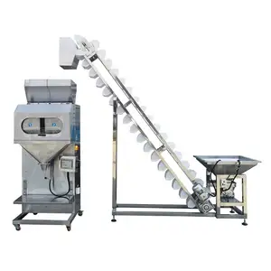 Mesin pengemasan nasi otomatis untuk mesin jahit, mesin kemasan nasi 100g 500g 1kg 2kg 3kg 5kg dengan mesin jahit