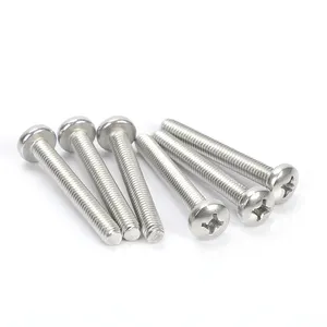 Factory price for high quality screws GB823 Corrosion resistant Stainless Steel Phillips Pan head Screw