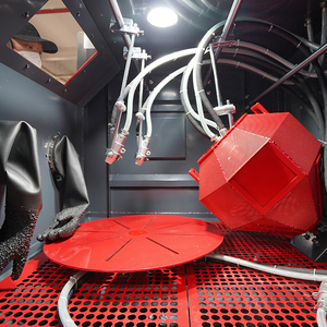 Cabina de arenado automática con cesta giratoria - Product Image 2