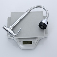 Robinet d'évier de cuisine OEM robinet, mitigeur à trou unique, poignée unique, robinet de cuisine extractible d'eau froide mural en zinc