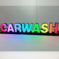 Letrero Luminoso LED Personalizado con Iluminación Frontal, Letras de Canal 3D, Letrero Luminoso Comercial, Señalización para Tiendas, Publicidad Exterior, Acrílico