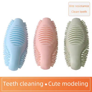 बोरियत राहत और दांतों की सफाई के लिए इंटरैक्टिव आंदोलन के साथ काटने के प्रतिरोधी प्रशिक्षण स्टिक - Product Image 2