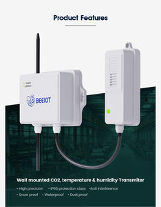 Sensor de <span class=keywords><strong>CO2</strong></span> BeeIoT Transmissor de <span class=keywords><strong>CO2</strong></span> LoRaWAN RS485 4-20mA Medidor <span class=keywords><strong>Detector</strong></span> de Dióxido de Carbono - Product Image 3