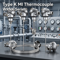 Industrial Type K MI Thermocouple WRNK-131/231/331, Waterproof Junction Box, High Temperature Sensor Support Customization