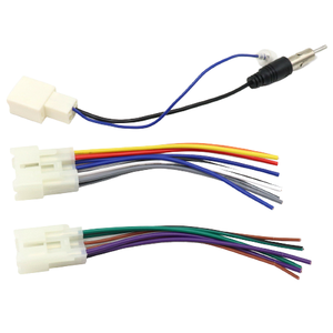 汽车音响线束适配器电缆，带天线插头，多针连接器，OEM定制组装 - Product Image 2