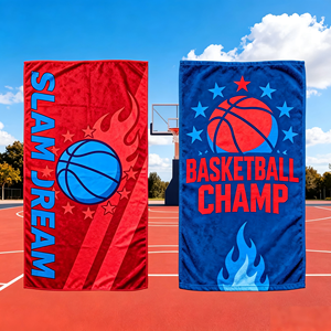 Serviette de sport de luxe absorbante en coton 100% personnalisable avec logo imprimé, idéale pour l'entraînement et la promotion, vente en gros - Product Image 1