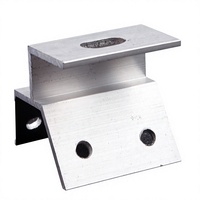 Accessoires photovoltaïques, ensemble de 10 pièces, pinces en forme de T pour tuiles en acier coloré, clip d'angle solaire en alliage d'aluminium, fixations photovoltaïques