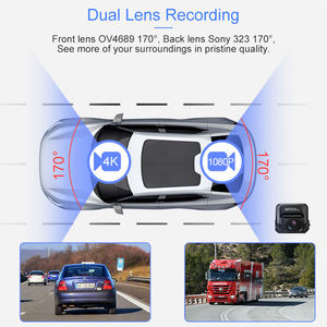 Camera Hành Trình Xe Hơi Bán Toàn Bộ FHD 2 "4K 2160P/1080P Mini Camera Hành Trình Tầm Nhìn Ban Đêm GPS WiFi 170 Độ Hộp Màu Đen Cho Xe Hơi - Product Image 6