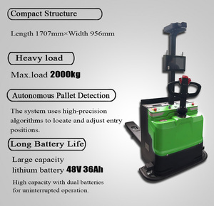 MDBOT 2000kg Carga SLAM Pallet Carretilla elevadora eléctrica Carretilla elevadora móvil autónoma <span class=keywords><strong>AGV</strong></span> para transporte de almacén - Product Image 5