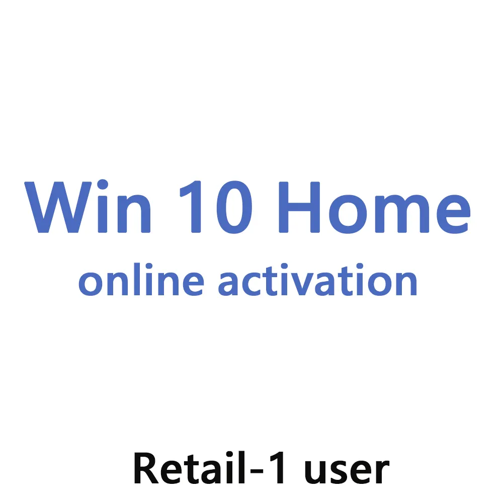 Licença de chave Win 10 Home 100% ativação online Chave Digital Win 10 Home 1PC Varejo vitalício enviado por Ali Chat Page