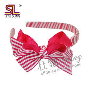 Diadema de fiesta de alta calidad personalizada con Lazo de cinta grande de 4,5 pulgadas al por mayor - Product Image 6