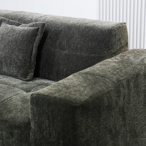 Stock Modern Apartment-Friendly Sectional <b>Bed</b> Set <b>Convertible</b> Couch Fabric Cover High-Density Foam Modular Design A23 Convertibl - Product Image 5