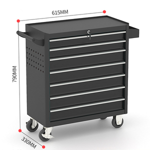 Heavy Duty 7 <strong>Drawer</strong> Tool Cabinet <strong>on</strong> <strong>Wheels</strong> for Workshop and Warehouse - Product Image 1