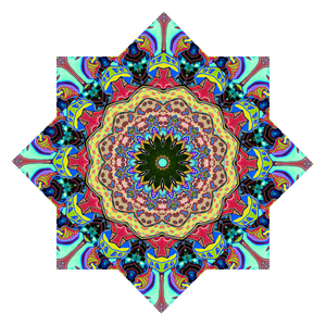 Diseño original Energy Spinflowstar 18 "Dapo Star Spinning Flow Pañuelo Flyper Star para la diversión - Product Image 3