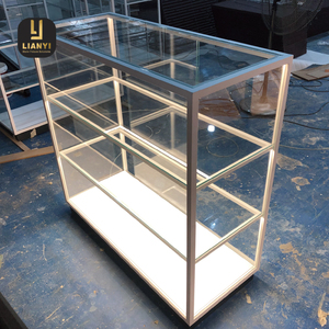 Crystal Clear LED Glass Showcase with Ultra Transparent Low Iron Glass and Minimal Green Tint for True Color Display - Product Image 5