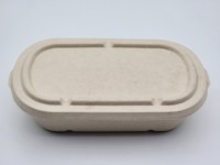 Boîte alimentaire compostable en bagasse de 800 ml, 750 ml, 850 ml pour les fêtes et les restaurants