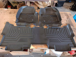 Alfombrillas de TPE para el suelo del coche, revestimiento antideslizante 3D para Ford Expedition, 7 asientos, 2018-2021 - Product Image 3