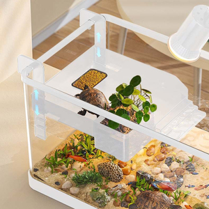 工場卸売 大型アクリル製カメ水槽キット 二層重ね設計カメボックス カメハウス水槽 - Product Image 4