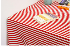 Rectangle Red and <strong>White</strong> <strong>Table</strong> Linens Dessert <strong>Striped</strong> Tablecloth Disposable Wedding Party Birthday Banquet Waterproof <strong>Table</strong> <strong>Cloth</strong> - Product Image 3