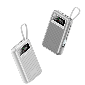 Cargador Portátil de 20000mAh con Carga Rápida PD, Cable Tipo-C Integrado, Pantalla Digital, Banco de Energía para Laptop - Product Image 5