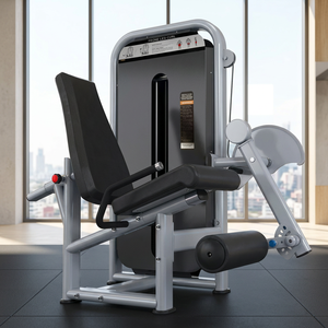 Station d'extension des jambes assise de qualité commerciale avec pile de poids pour la musculation des cuisses et des quadriceps avant en salle de sport - Product Image 2