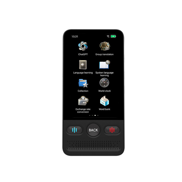 2026 HOT AI Translator Mini Instant Photo Translation Real-Time Interpretation Smart Touch Screen Translator Device for Travel