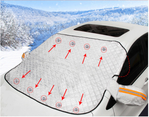 Garde la voiture au frais, été, <span class=keywords><strong>pare</strong></span>-<span class=keywords><strong>brise</strong></span> de voiture, neige, glace, protection d'essuie-glace en hiver, fort, magnétique, imperméable, <span class=keywords><strong>pare</strong></span>-soleil, couverture de fenêtre - Product Image 3