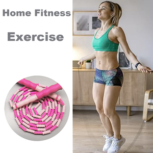 Corde à sauter anti-emmêlement à perles pour intérieur et extérieur, longueur réglable, pour étudiants et sportifs - Product Image 4