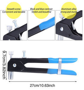 Juego de 86 piezas de Tuercas de remache, juego de herramientas de remachado de Tuercas de remache, juego de herramientas de reparación del hogar - Product Image 4