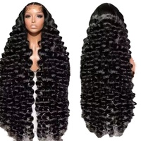 Peluca de cabello humano virgen vietnamita pre-arrancada, con encaje transparente HD, sin pegamento, de onda suelta profunda, larga y rojiza, en configuraciones 13x4, 13x6 y 360 Full.