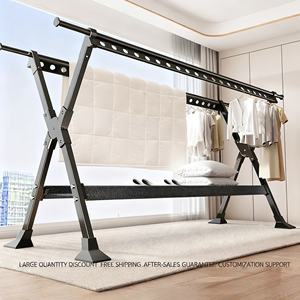 Séchoir à <span class=keywords><strong>linge</strong></span> <span class=keywords><strong>pliable</strong></span> portable, support <span class=keywords><strong>pliable</strong></span> autoportant pour les voyages et le <span class=keywords><strong>camping</strong></span> - Product Image 4