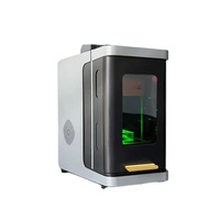 Produits très demandés : Machine de gravure laser verte 5W pour photos plates, trophées et médailles, portraits 3D