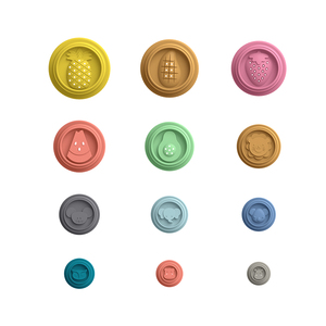 Nuevo diseño para bebés Montessori, tazas apilables educativas, Torre apiladora, juguetes apilables para bebés sin BPA - Product Image 6