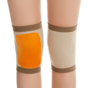 Genouillères en cachemire YR001 Gris Noir Camel pour la santé, le massage et la chaleur des jambes - Product Image 1