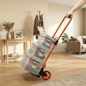 Carrito <span class=keywords><strong>de</strong></span> Compras Plegable, Retráctil, Ajustable, <span class=keywords><strong>de</strong></span> Aluminio, para Subir <span class=keywords><strong>Escaleras</strong></span> - Product Image 2