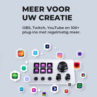 Teclado Visual Stream Deck, botón Lcd, 6 teclas, controlador de creación de contenido en vivo, botón personalizado para Windows/MacOS/android/ios, regalo