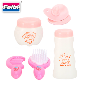 Großhandel 20 PCS Free Custom Baby <span class=keywords><strong>Doll</strong></span> Zubehör Fütterung sset für Kinder Rollenspiel Set für Mädchen - Product Image 5