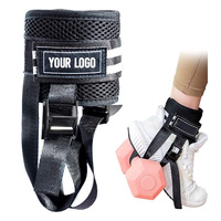 Pieds Haltère Attachement Jambe Extensions Pieds Haltérophilie Poids Réglable Haltère Cheville Sangle pour L'exercice